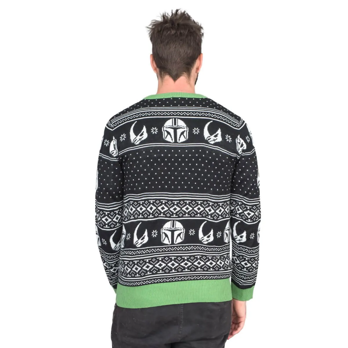 3D Baby Yoda Christmas Sweater JulesRoche Ugly Pullover