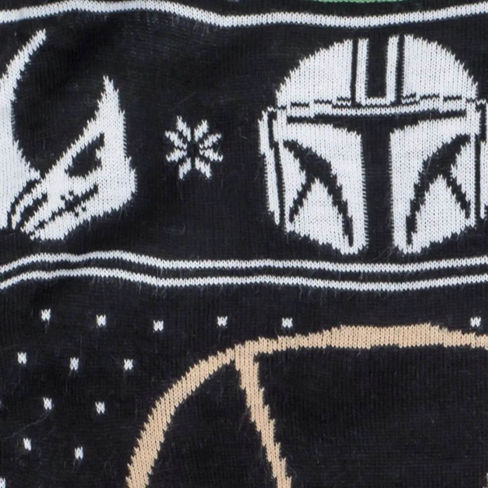 3D Baby Yoda Christmas Sweater JulesRoche Ugly Pullover