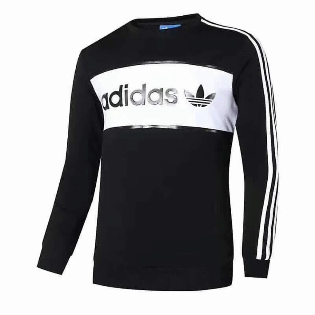 Adidas Heritage Berti Longsleeve Track Jacket - Black and White