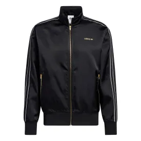 adidas Originals SPRT Firebird Satin Track Top - Black