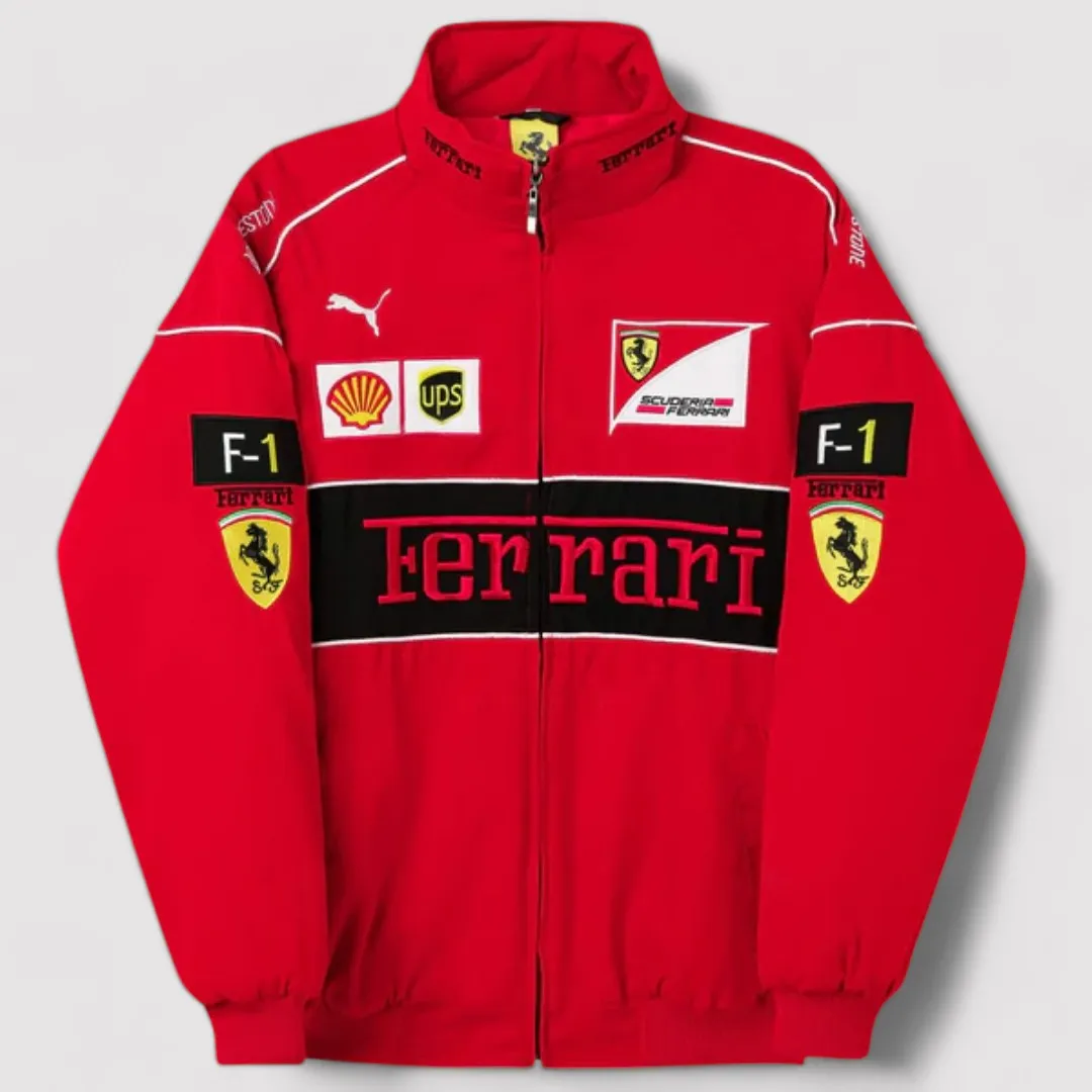 Ancien |  Vintage Unisex Ferrari Race Jacket