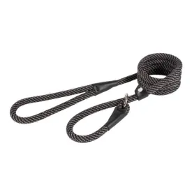 Ancol Heritage Nylon Rope Lead Black/grey 12mm X1.5m