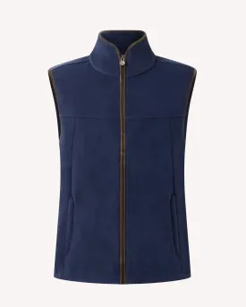 Bernard Weatherill Full Zip Fleece Gilet  Blue