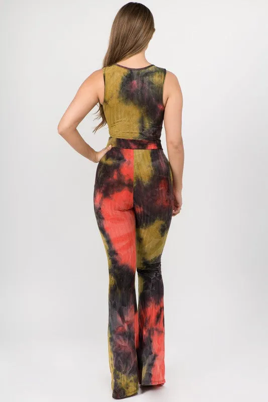 Bethany Tie Dye Pants Set
