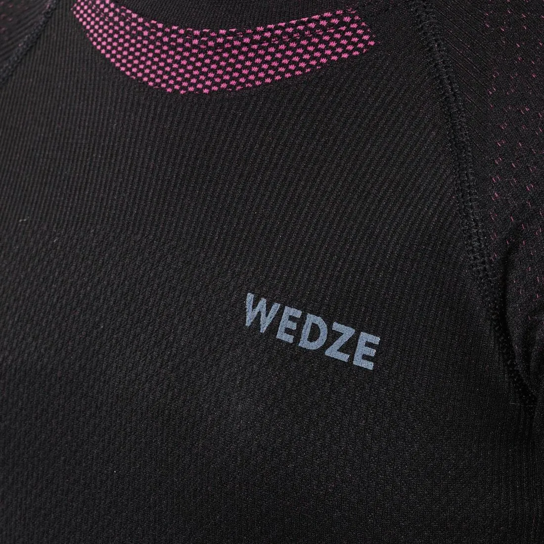 BL580 I-Soft Kids Ski Base Layer Top - Black/Pink