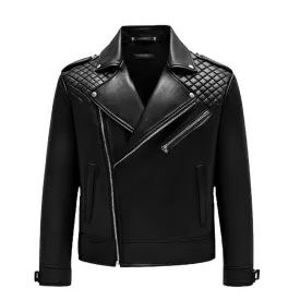 Black Quilted Jacket – Sleek Design in Handcrafted Leather | El Zoro
