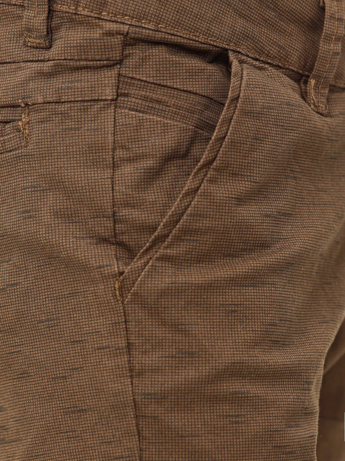 Boy's Dark Brown Chino Pant - EBBCP23-002