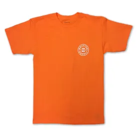 Brixton Oath T-Shirt Orange
