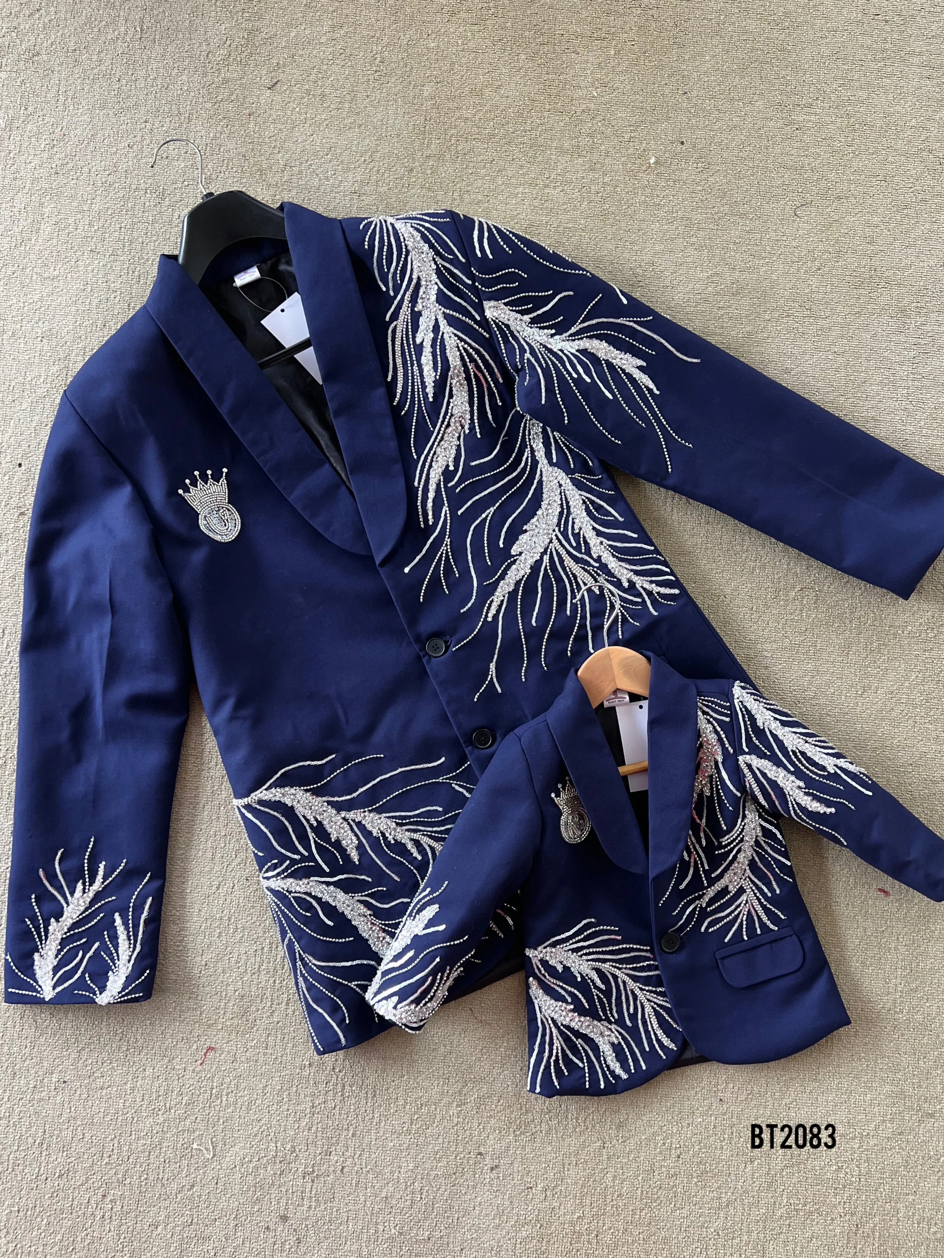 BT2083 Royal Blue Dad-Son Party Duo ✨👔
