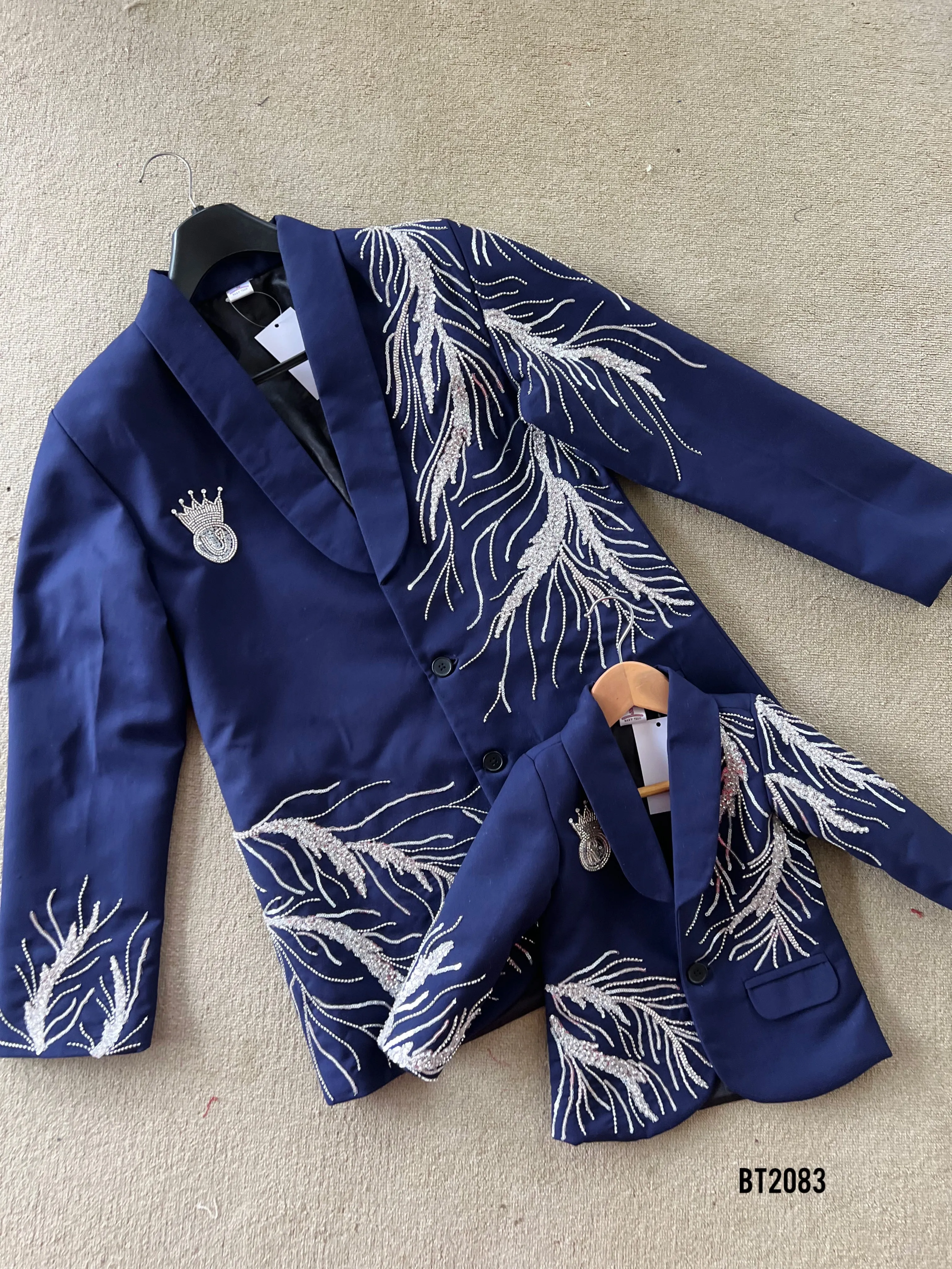 BT2083 Royal Blue Dad-Son Party Duo ✨👔