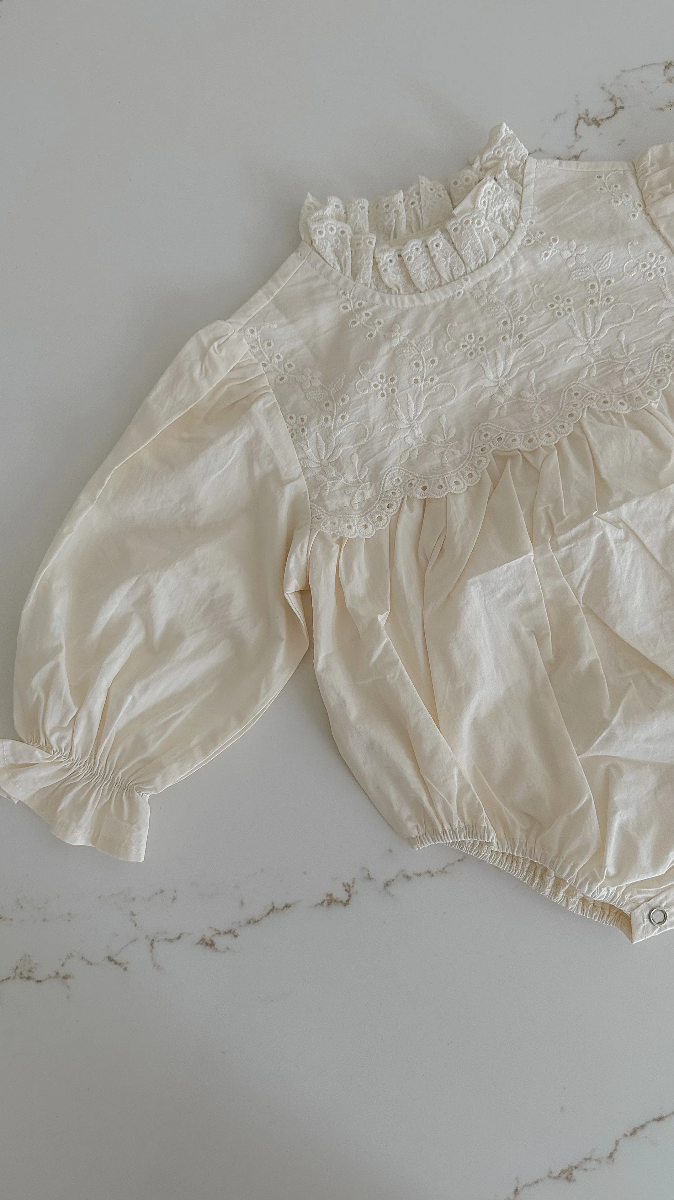 Charlotte Embroidered Romper