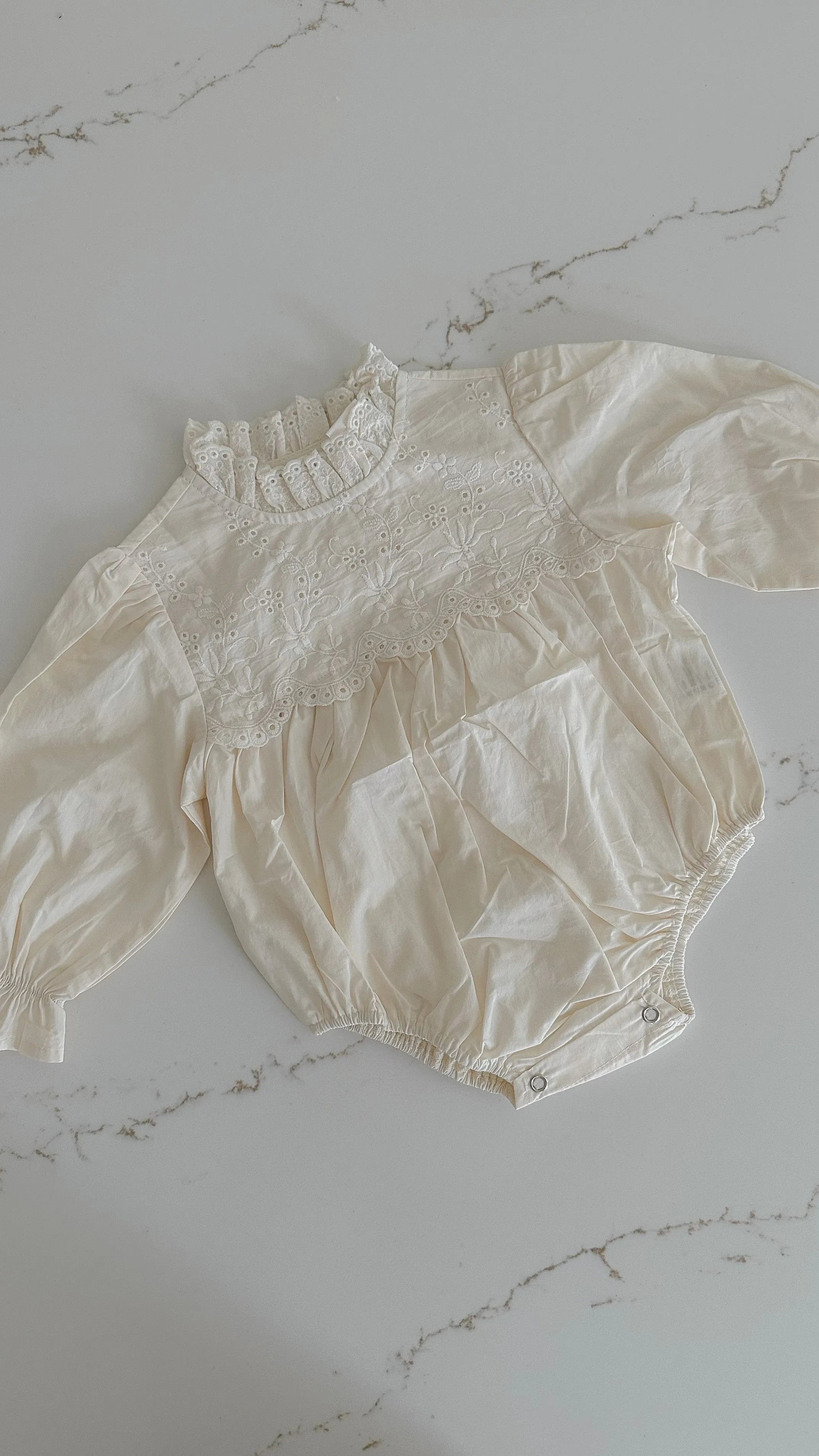 Charlotte Embroidered Romper
