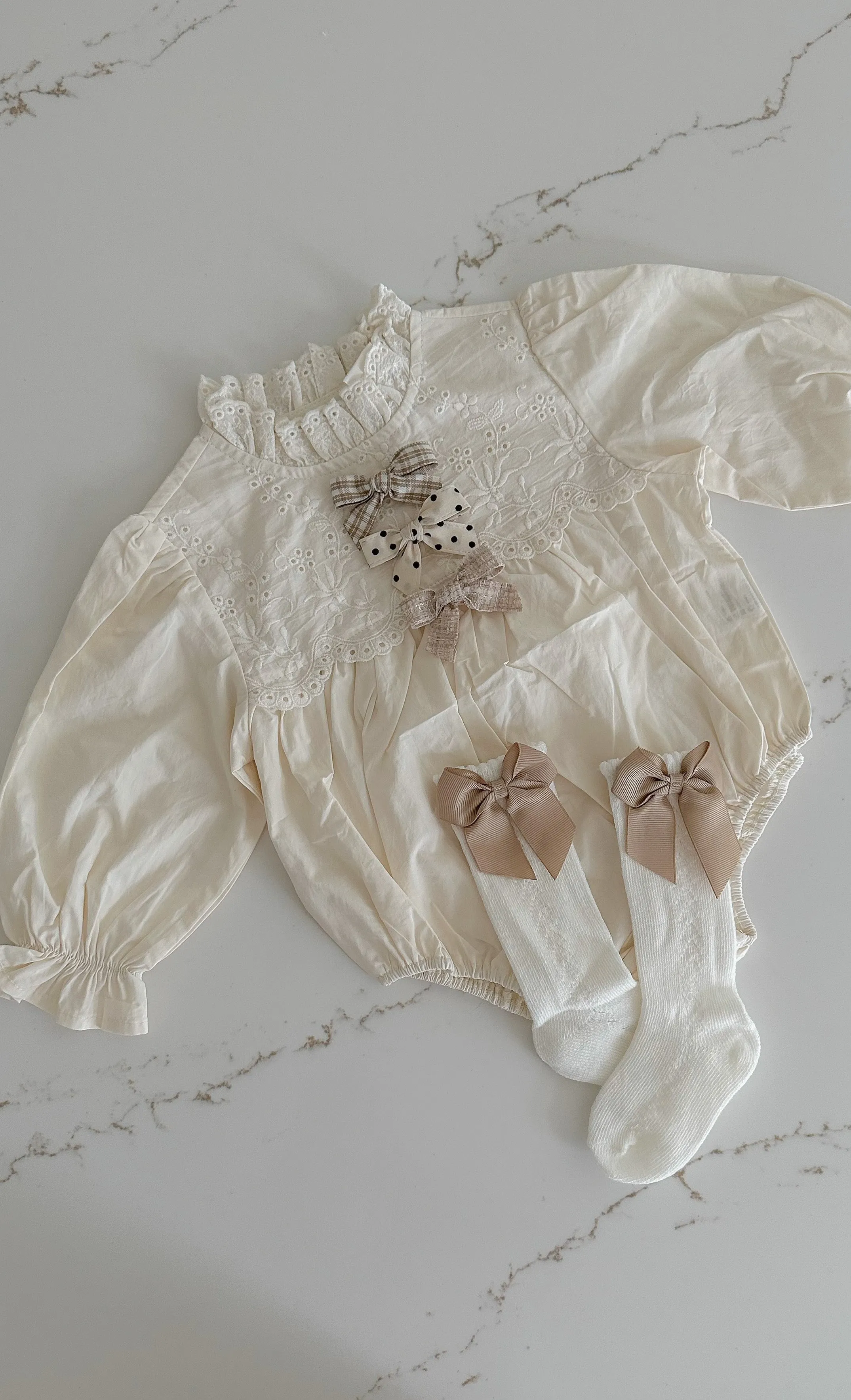 Charlotte Embroidered Romper