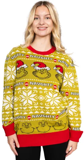 Christmas Sweater JulesRoche Funny Striped Red Pullover
