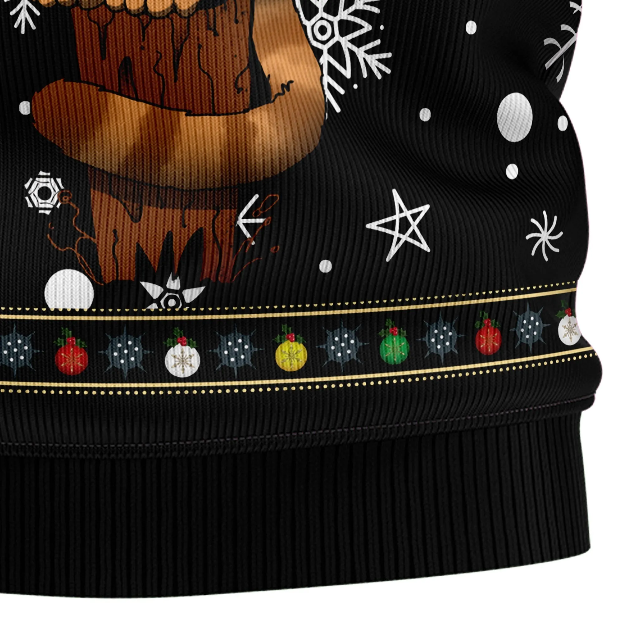 Christmas Sweater JulesRoche Graphic Print Cozy Winter Knit