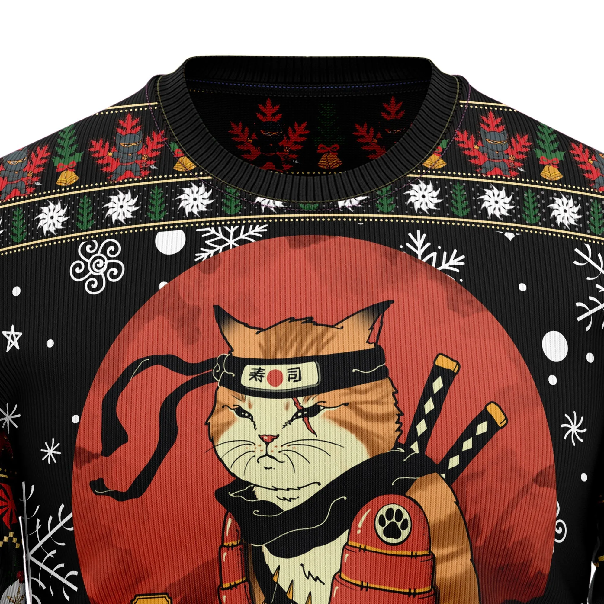 Christmas Sweater JulesRoche Graphic Print Cozy Winter Knit