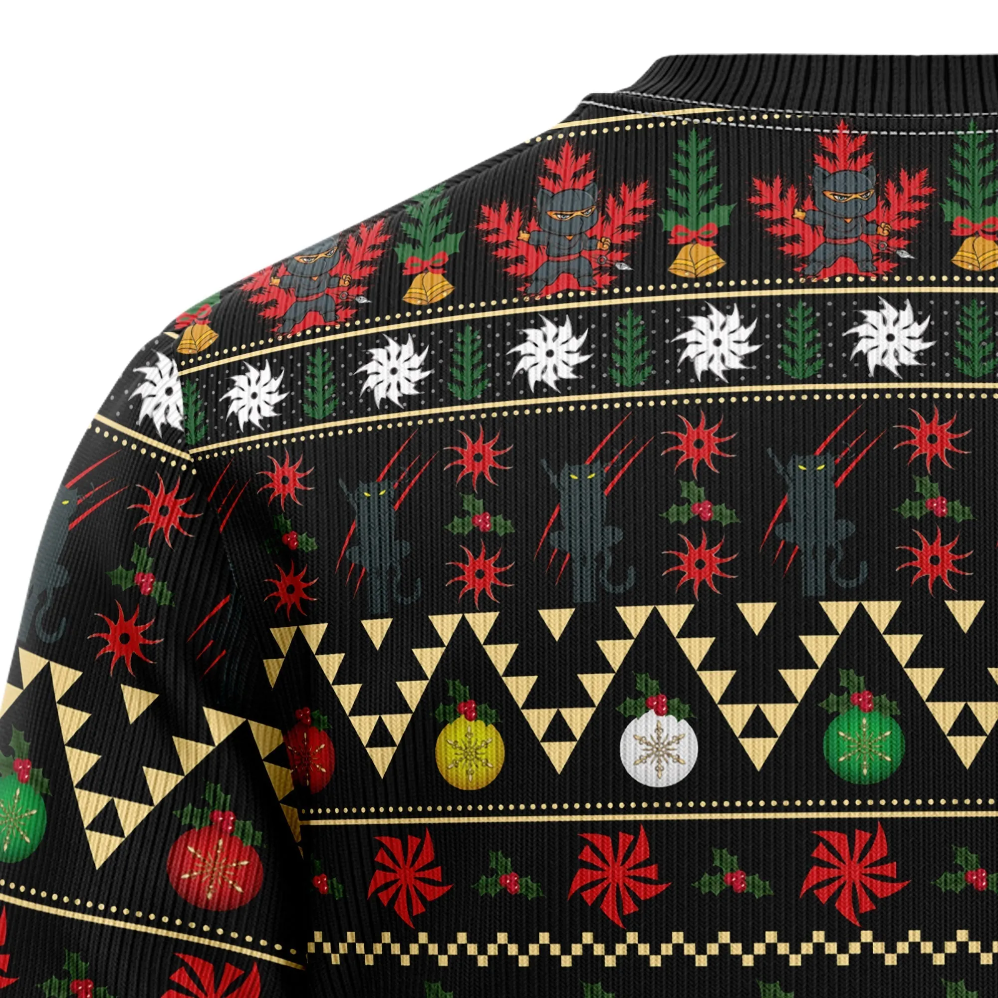 Christmas Sweater JulesRoche Graphic Print Cozy Winter Knit