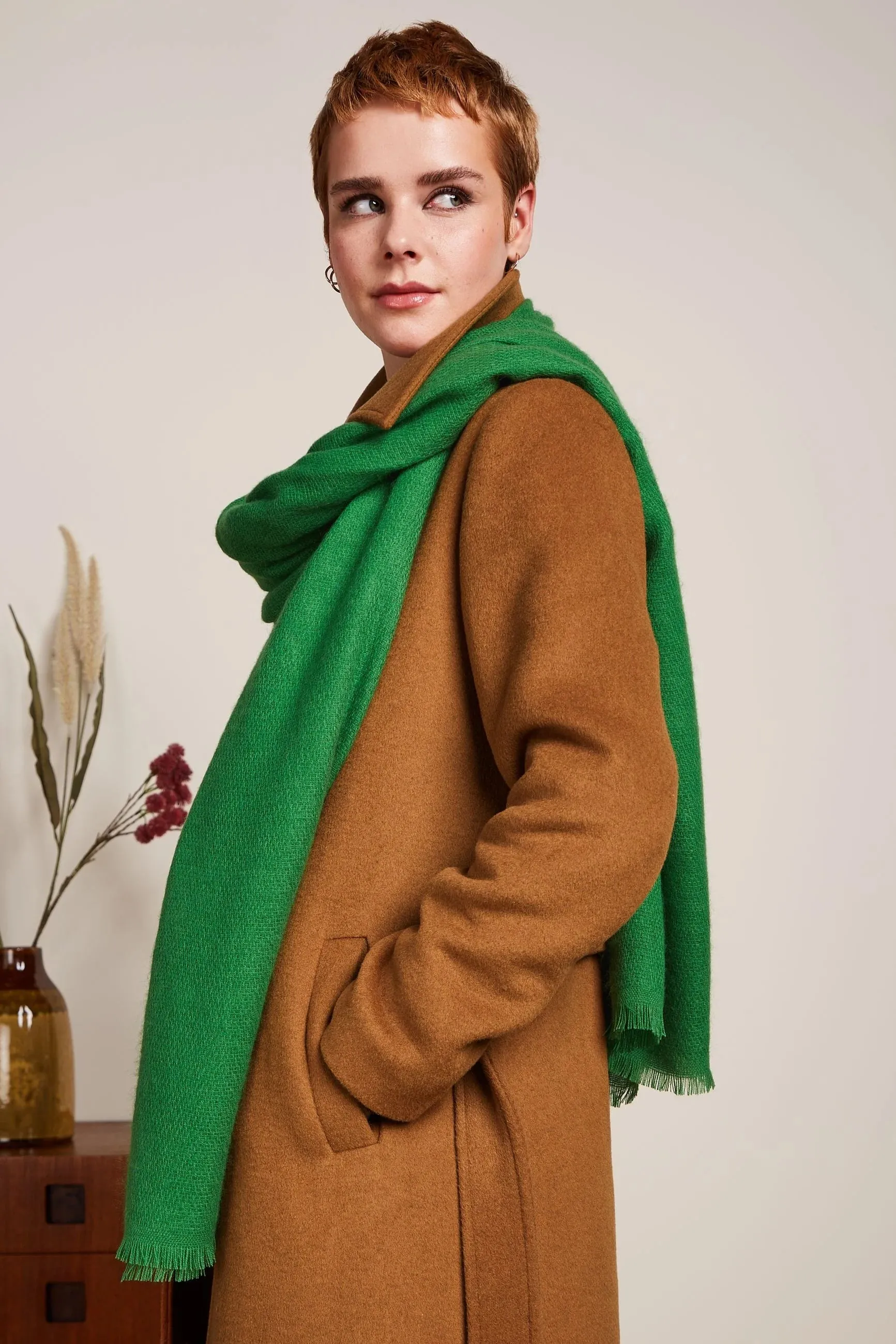 Crush Scarf - Green