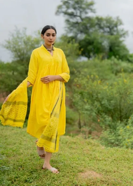 Daffodil Kurta Set with Dupatta