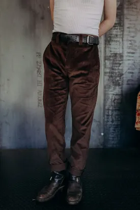 Deck Pant- Choclolate Cord
