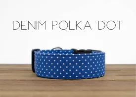 Denim Polka Dot