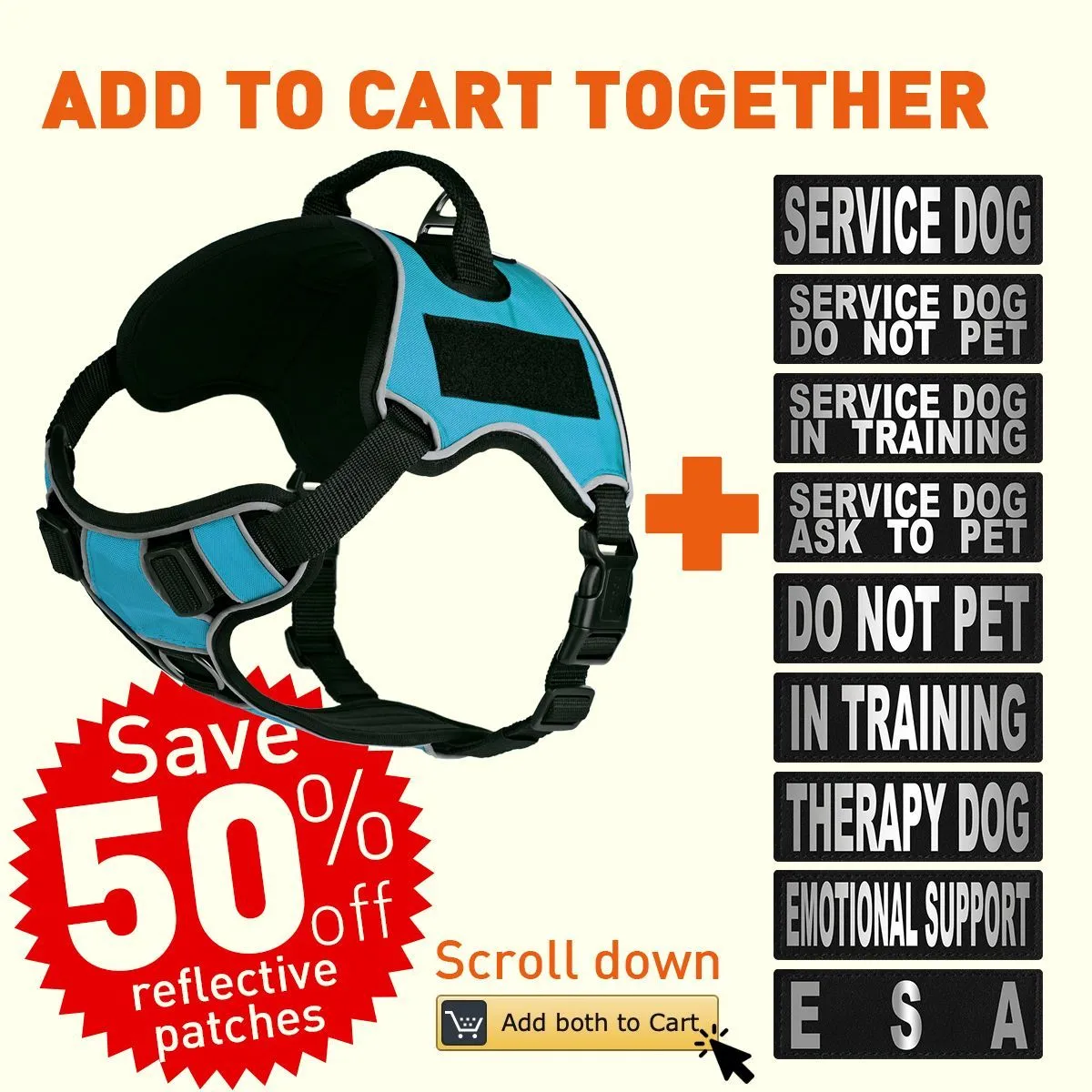 Dogline Quest Multi-Purpose No Pull Dog Harness