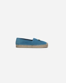 Dolce and Gabbana Blue Suede Espadrille