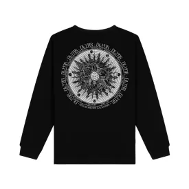 Dolly Noire felpa girocollo Astronomicum sw482-gr-01 nero