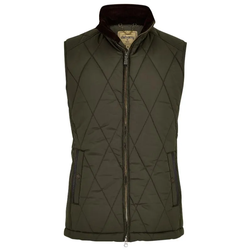 Dubarry Colamber Mens Quilted Gilet - Olive