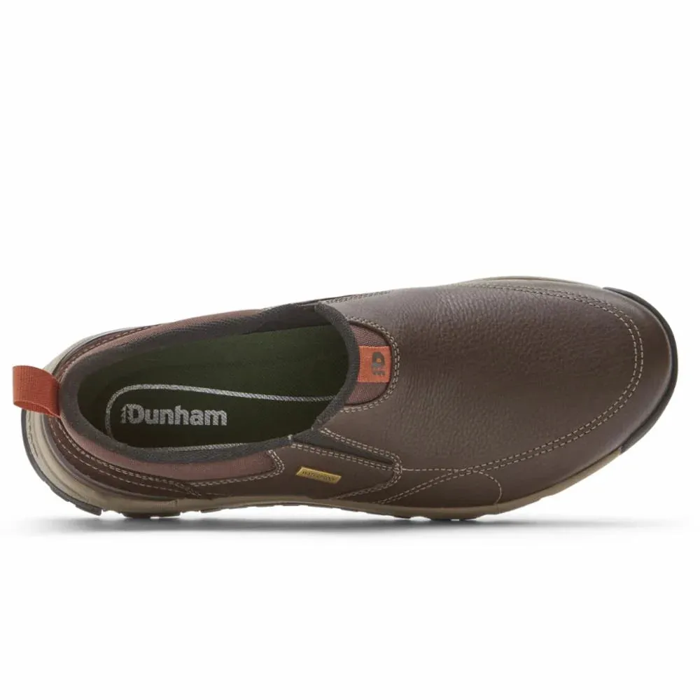 Dunham Men's Glastonbury Slip-on Dark Brown