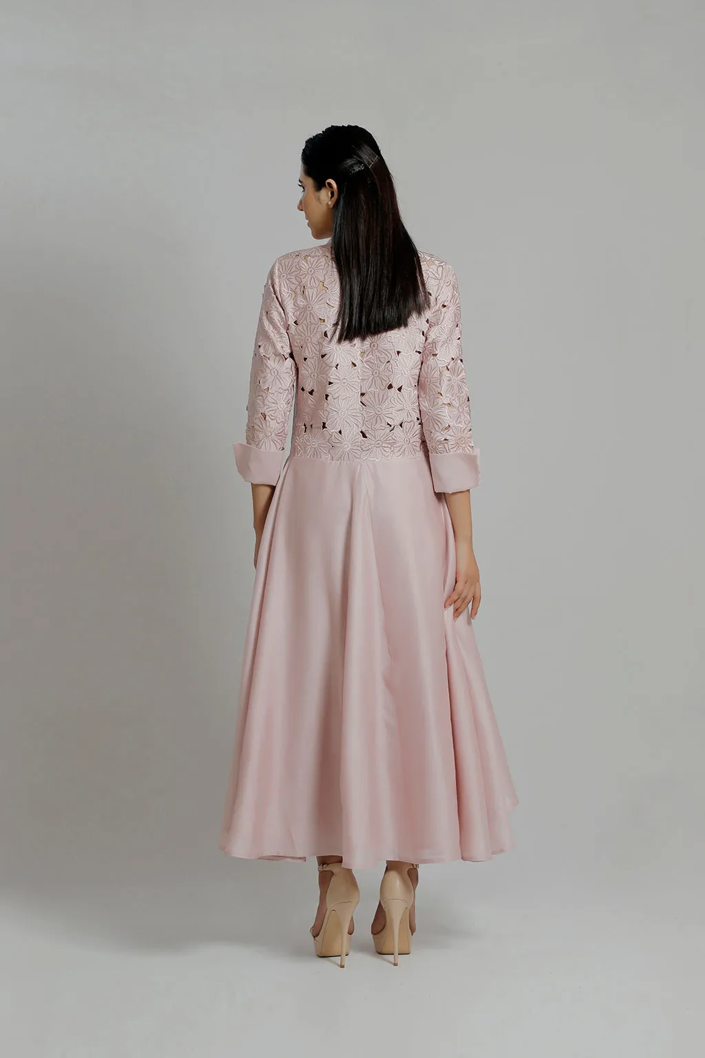 Embroidered Shirt Dress
