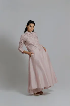 Embroidered Shirt Dress