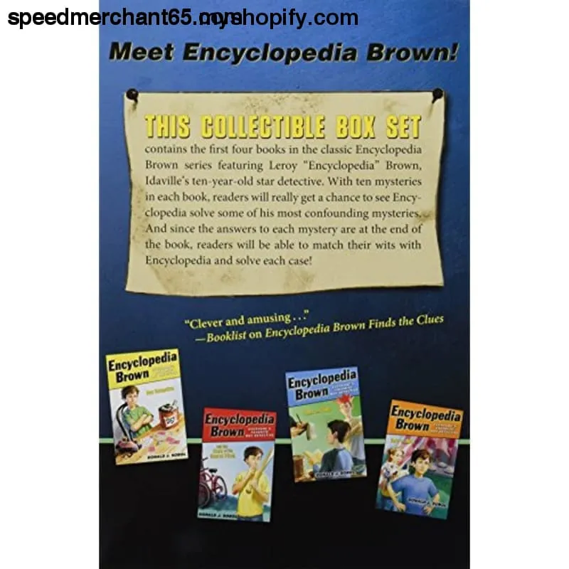 Encyclopedia Brown Box Set (4 Books)