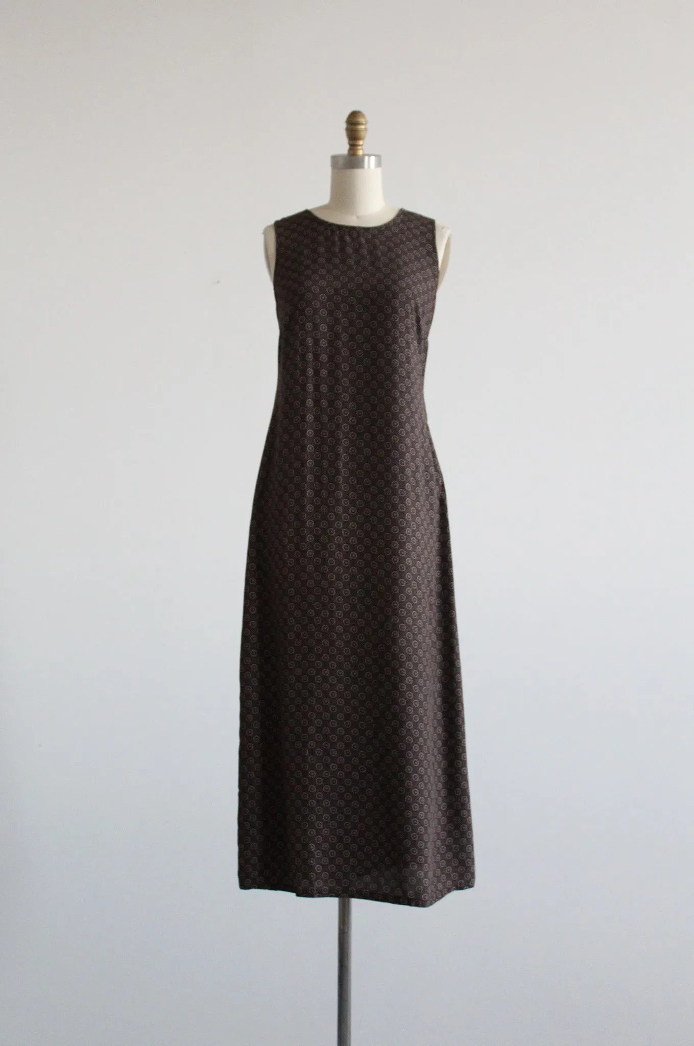 espresso dot dress