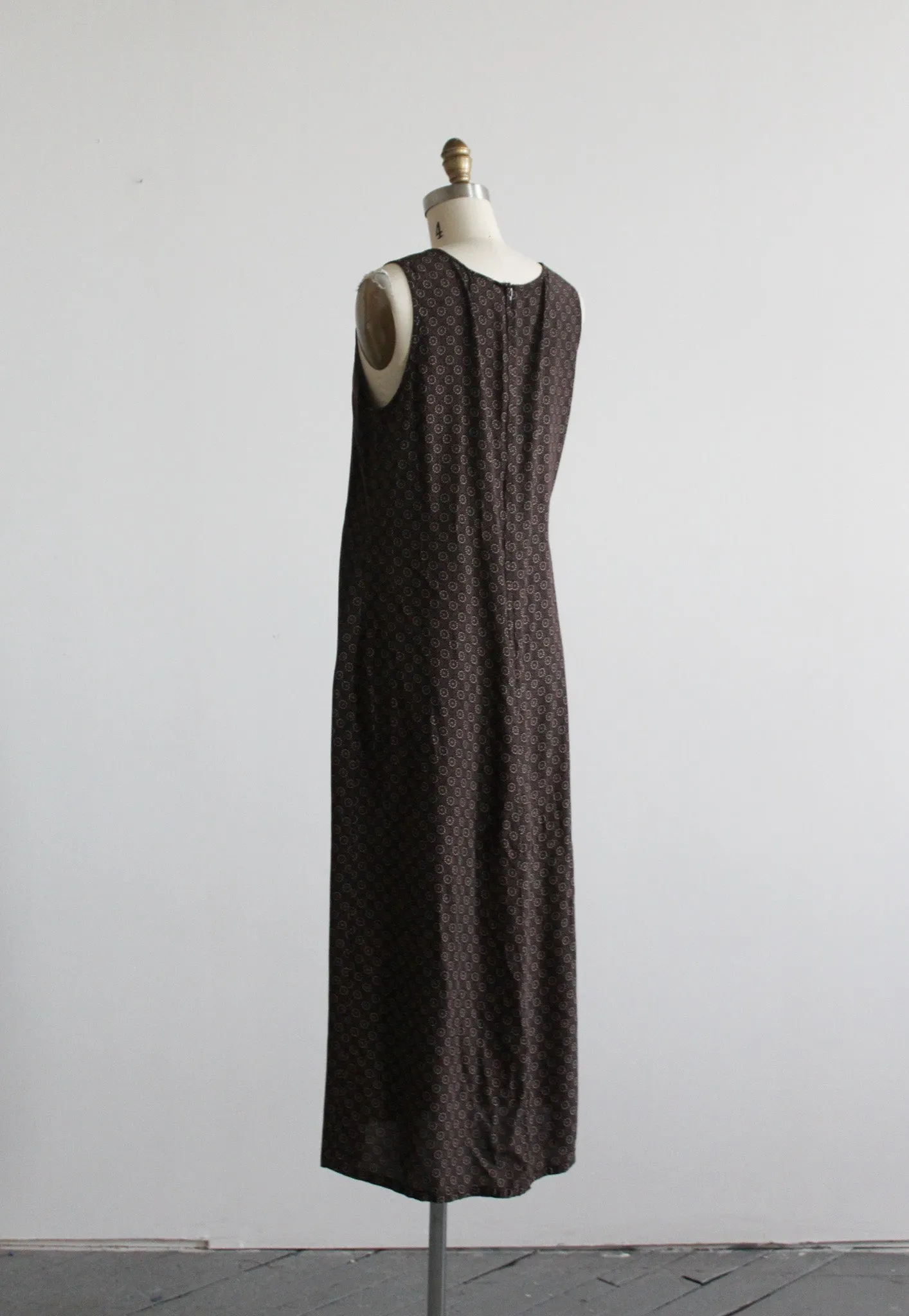 espresso dot dress