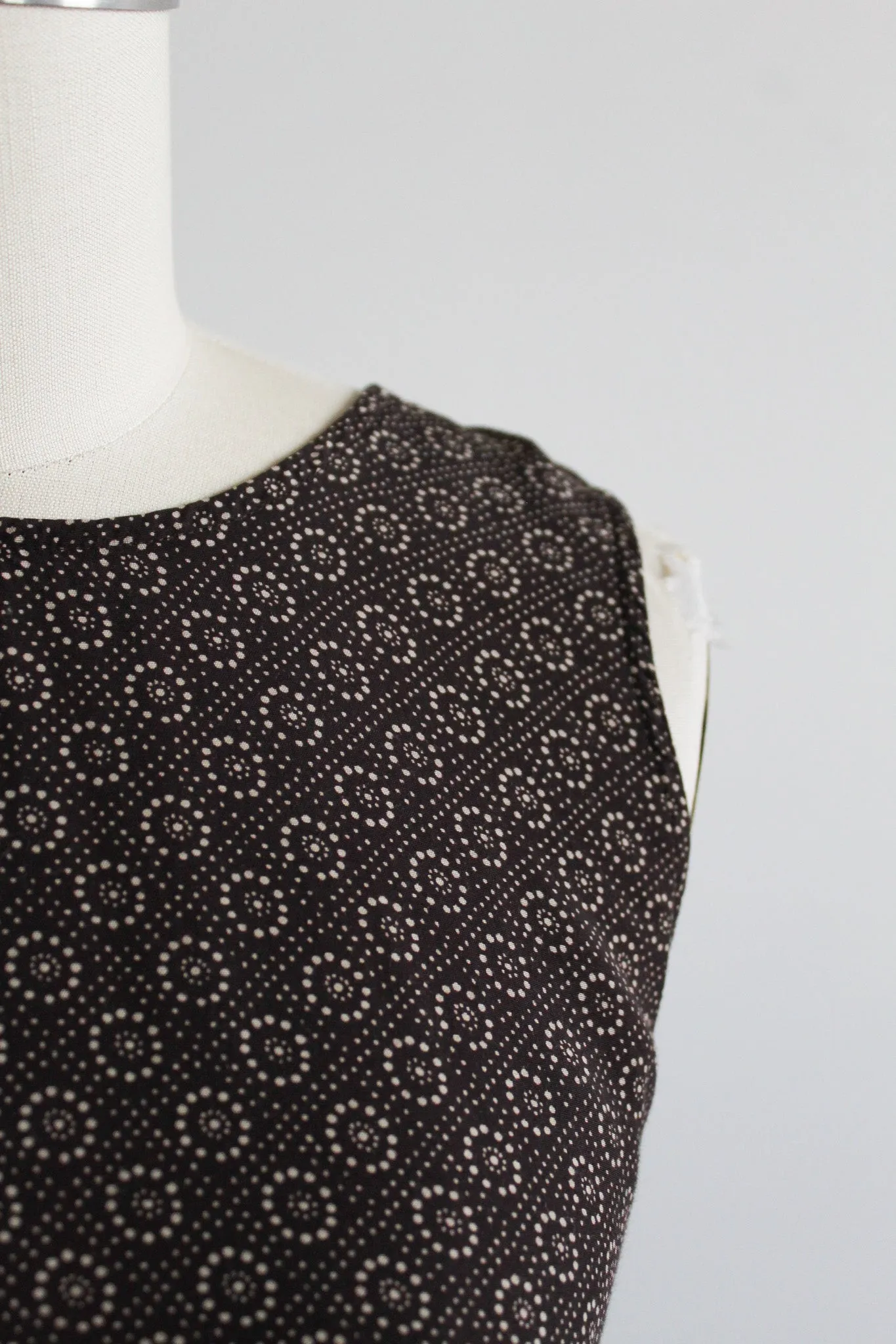 espresso dot dress