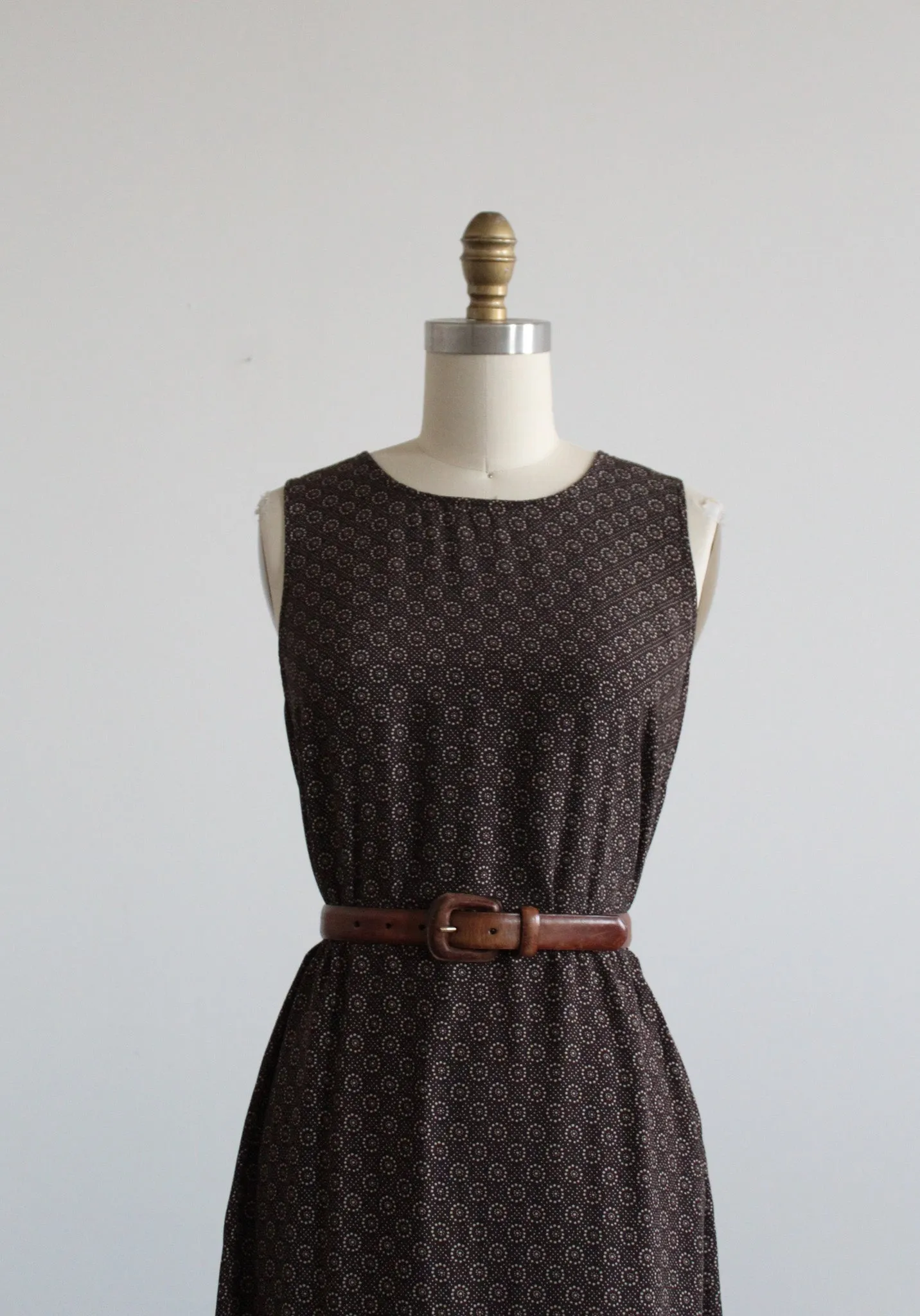 espresso dot dress