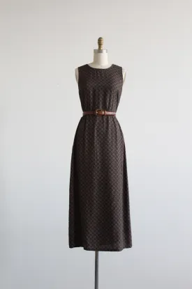espresso dot dress
