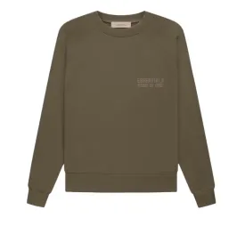 ESSENTIALS FOG CREWNECK WOOD