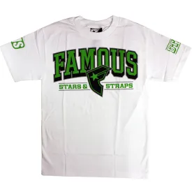 Famous Stars and Straps Reign Boh T-shirt White Lime Black