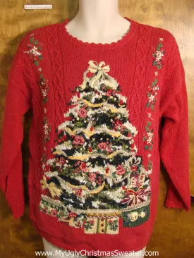 Festive Christmas Tree Ugly Christmas Sweater