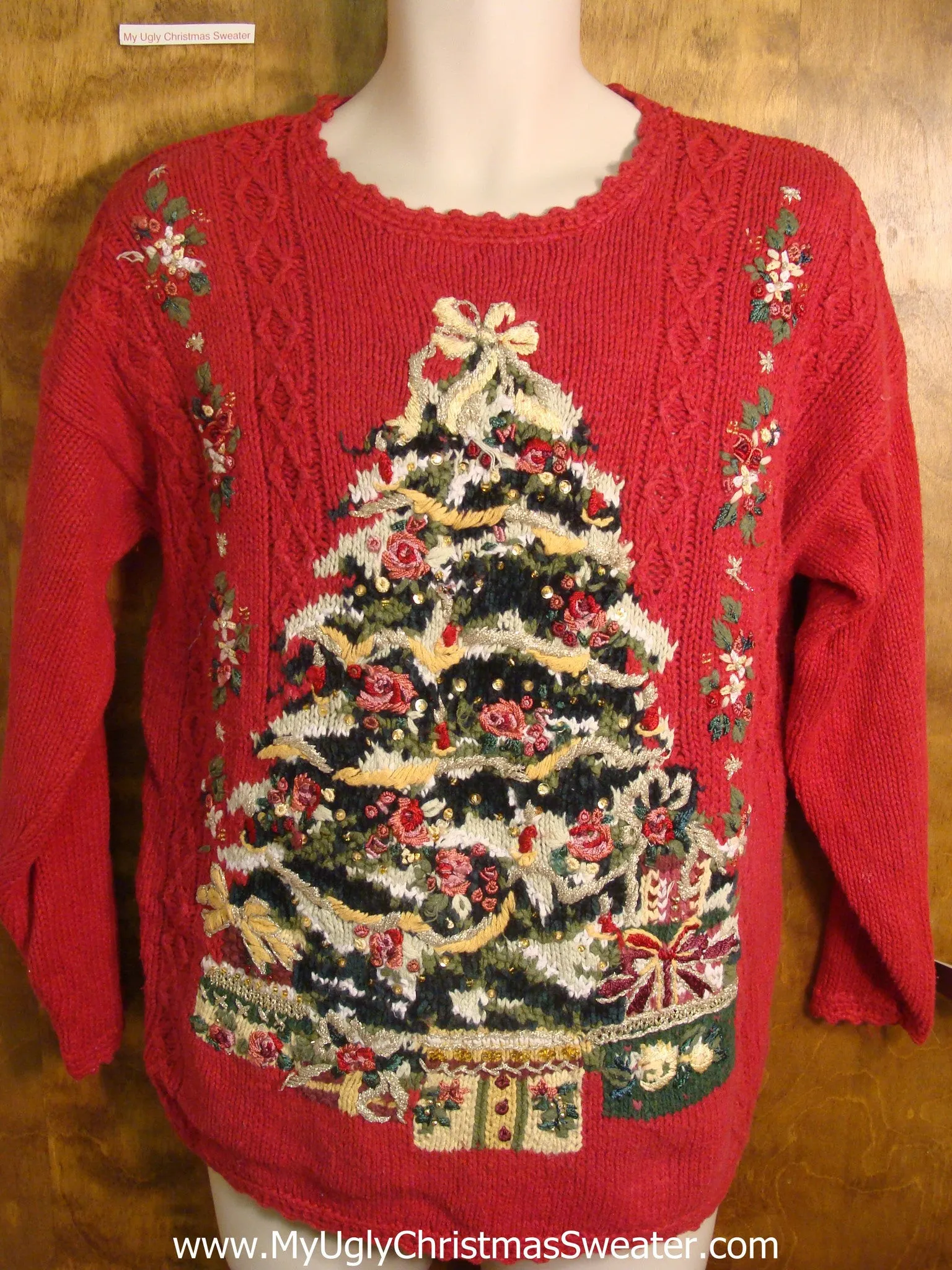 Festive Christmas Tree Ugly Christmas Sweater