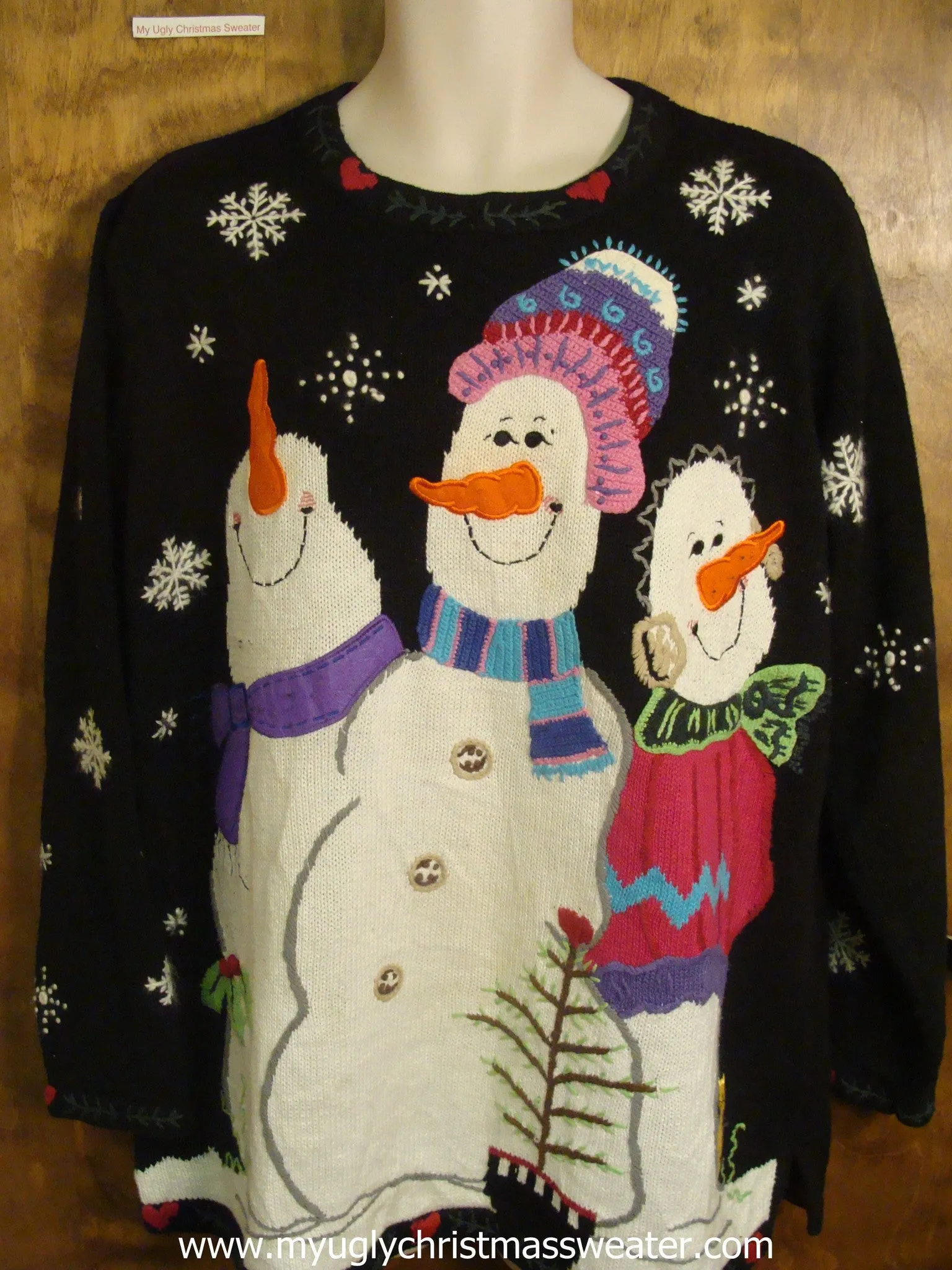 Festive Snowmen Christmas Party Sweater