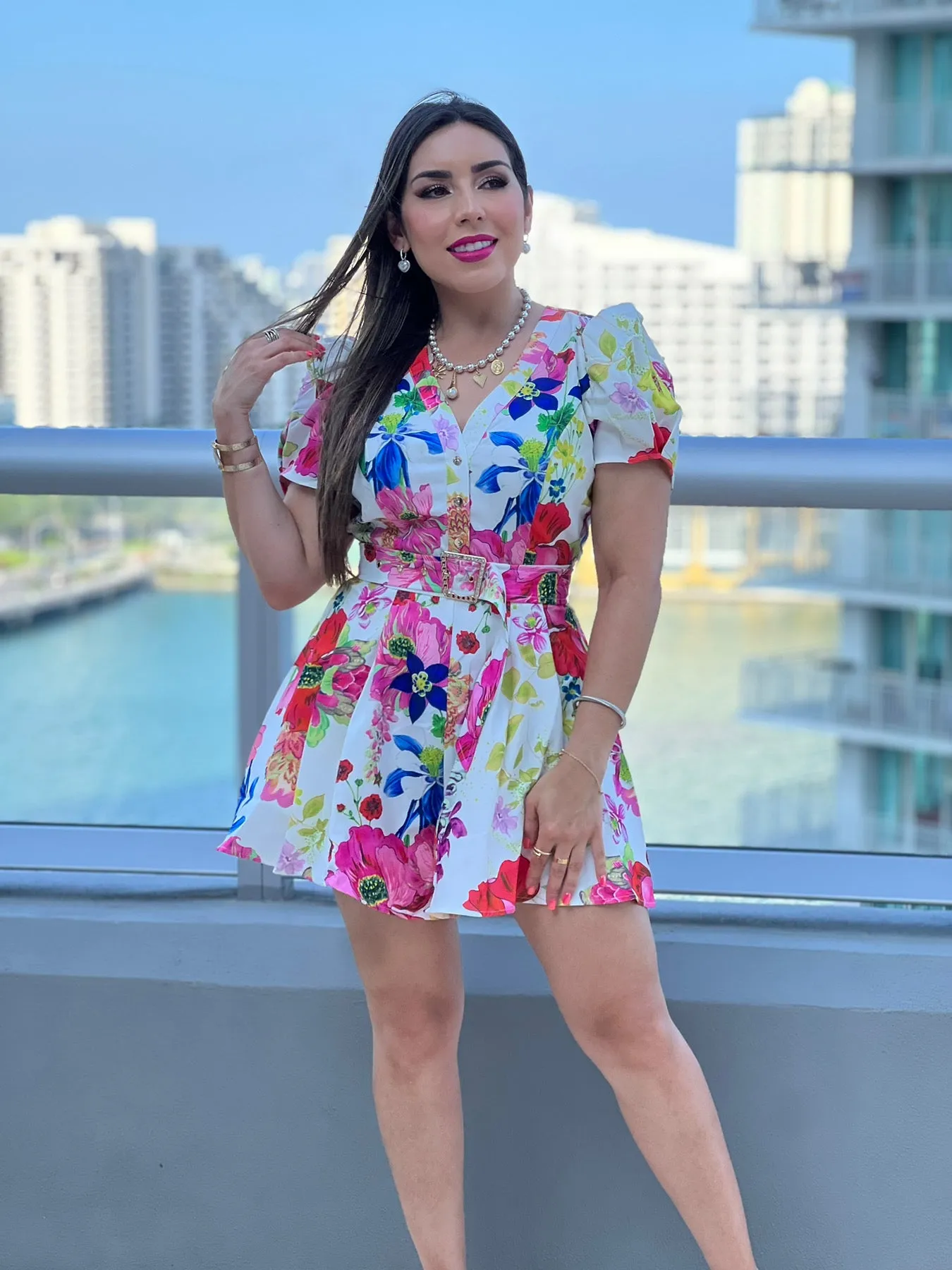 Floral Printed Romper