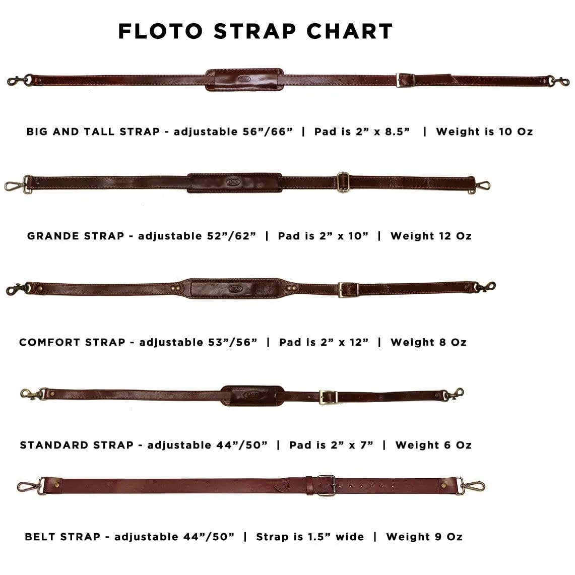 Floto Standard Leather Strap