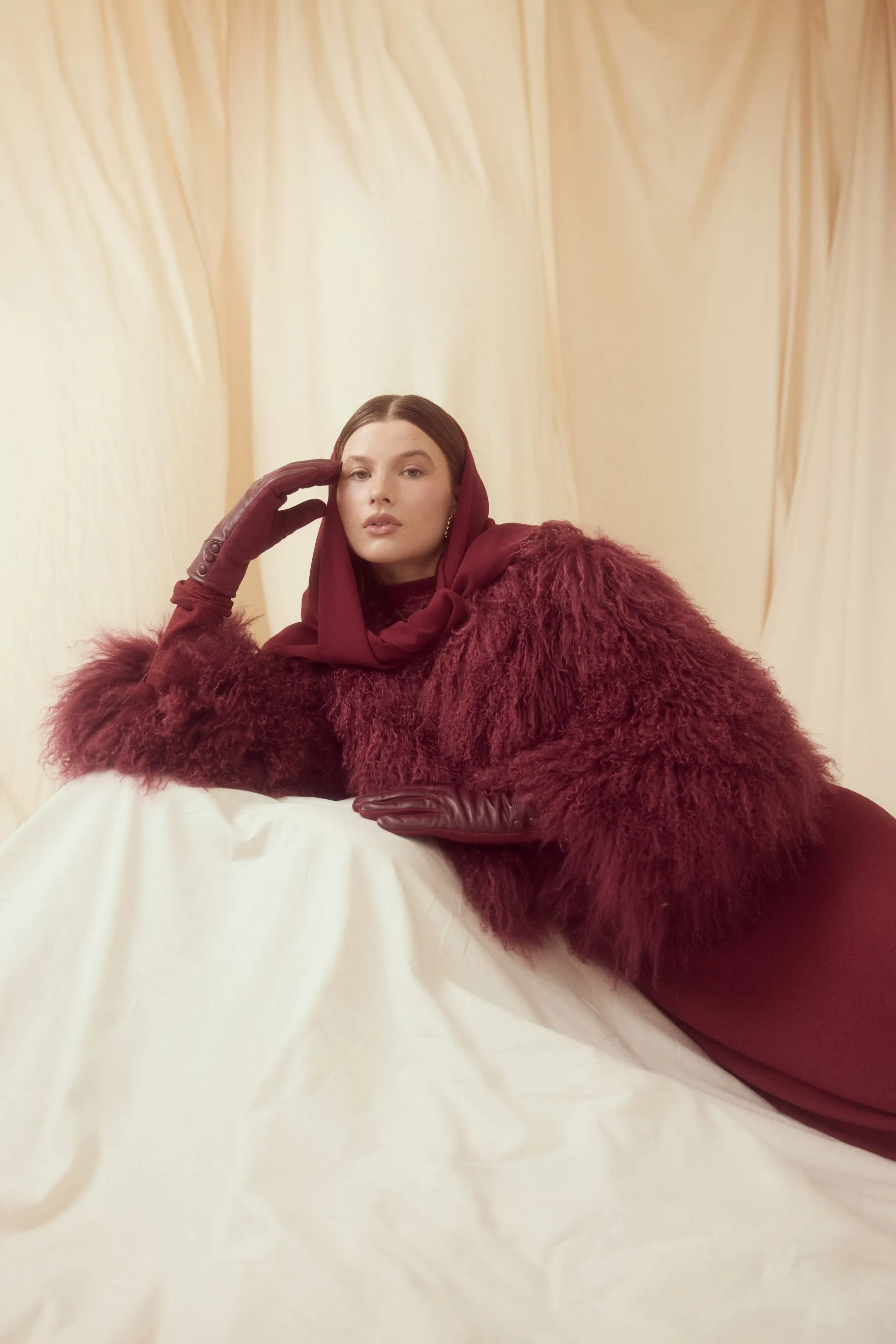 Georgina Jacket - Cherry
