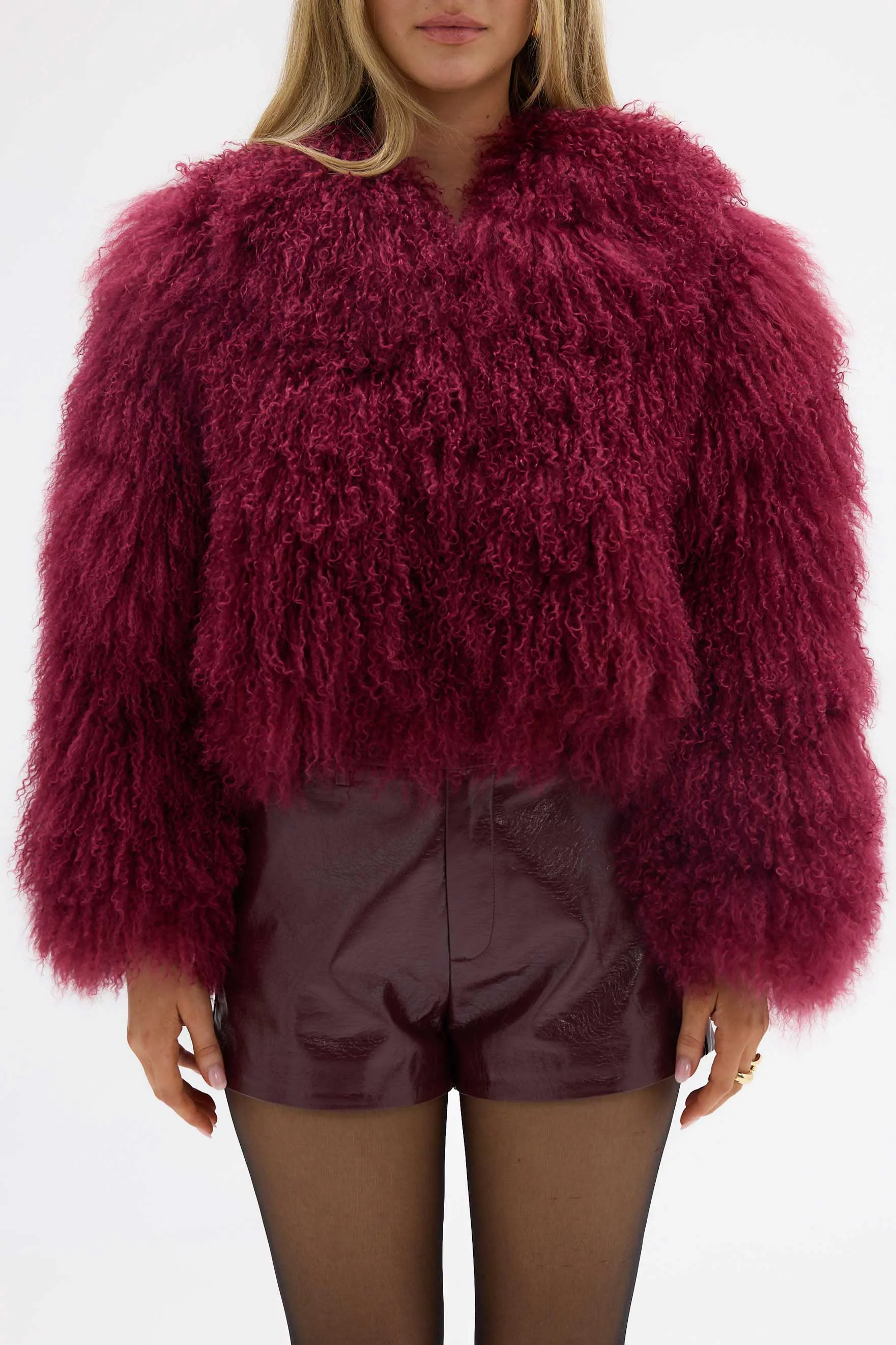 Georgina Jacket - Cherry