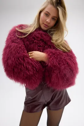 Georgina Jacket - Cherry