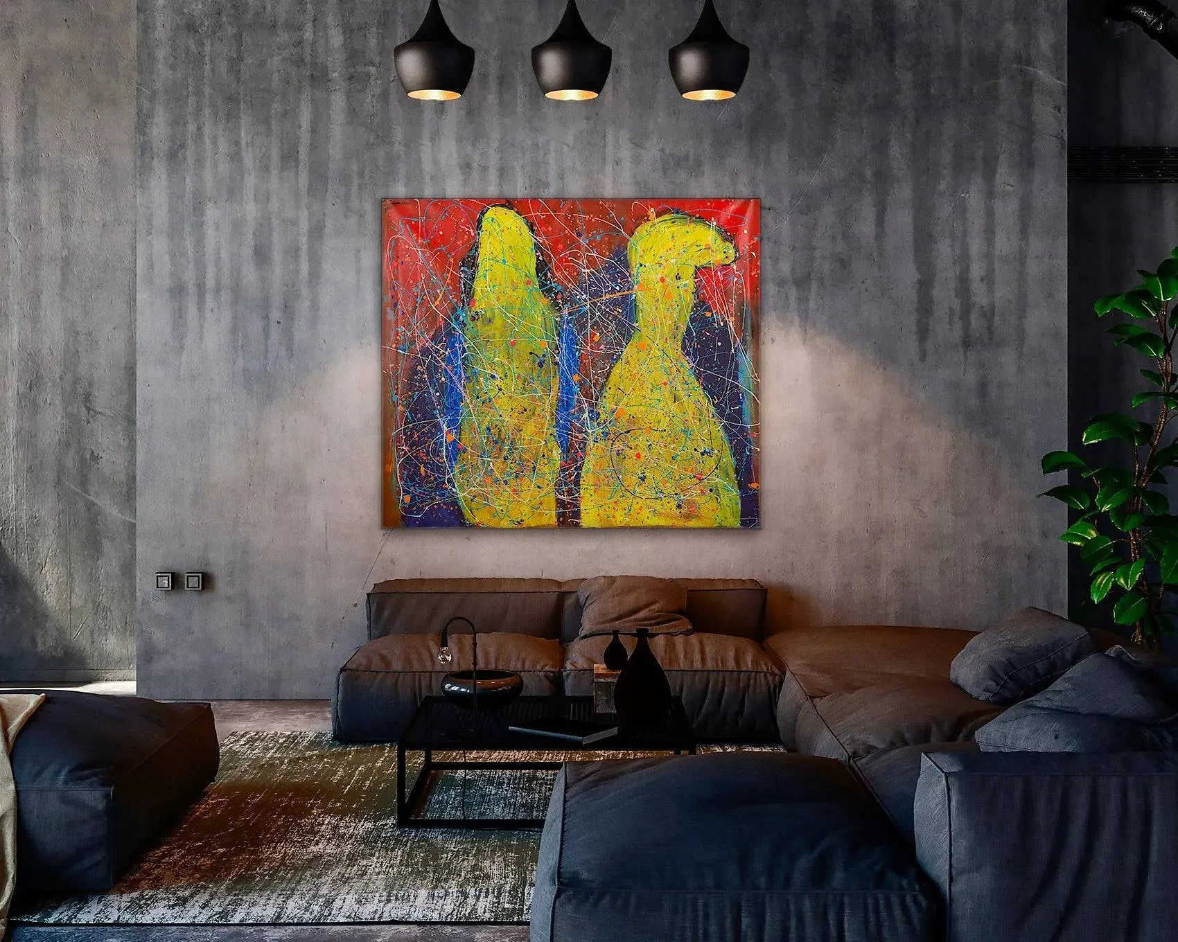 Ghosts of the Plague - Original Painting - SOLD