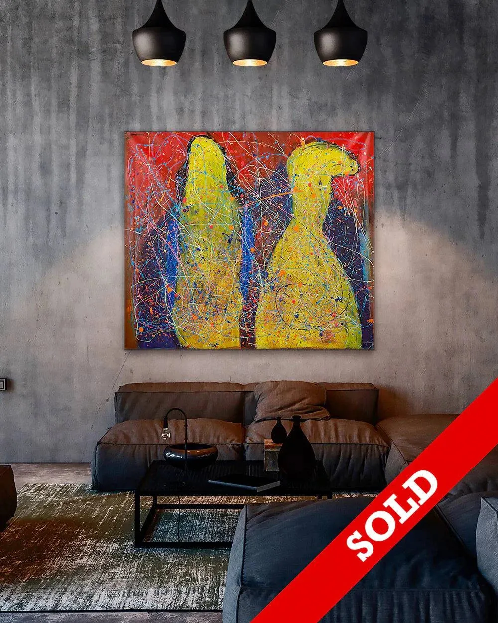 Ghosts of the Plague - Original Painting - SOLD